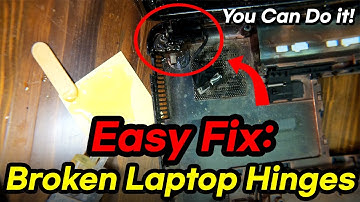 How to Fix Broken Laptop Hinges (Easy & Cheap and Permanent!)