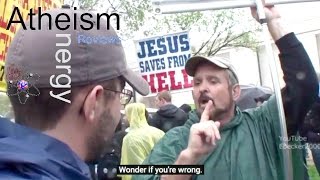Street Preacher vs Atheist (2012) | Reason Rally | Reviewed