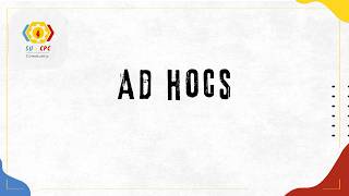Level 0 Session 5 | Ad-Hocs