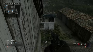 Modern Warfare Remastered - Getting on top of the spawn barn on Downpour