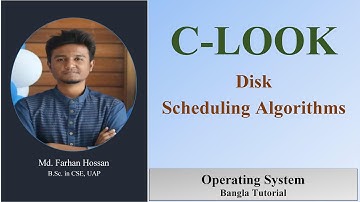 C-LOOK | Disk Scheduling Algorithm | Operating System | Bangla Tutorial