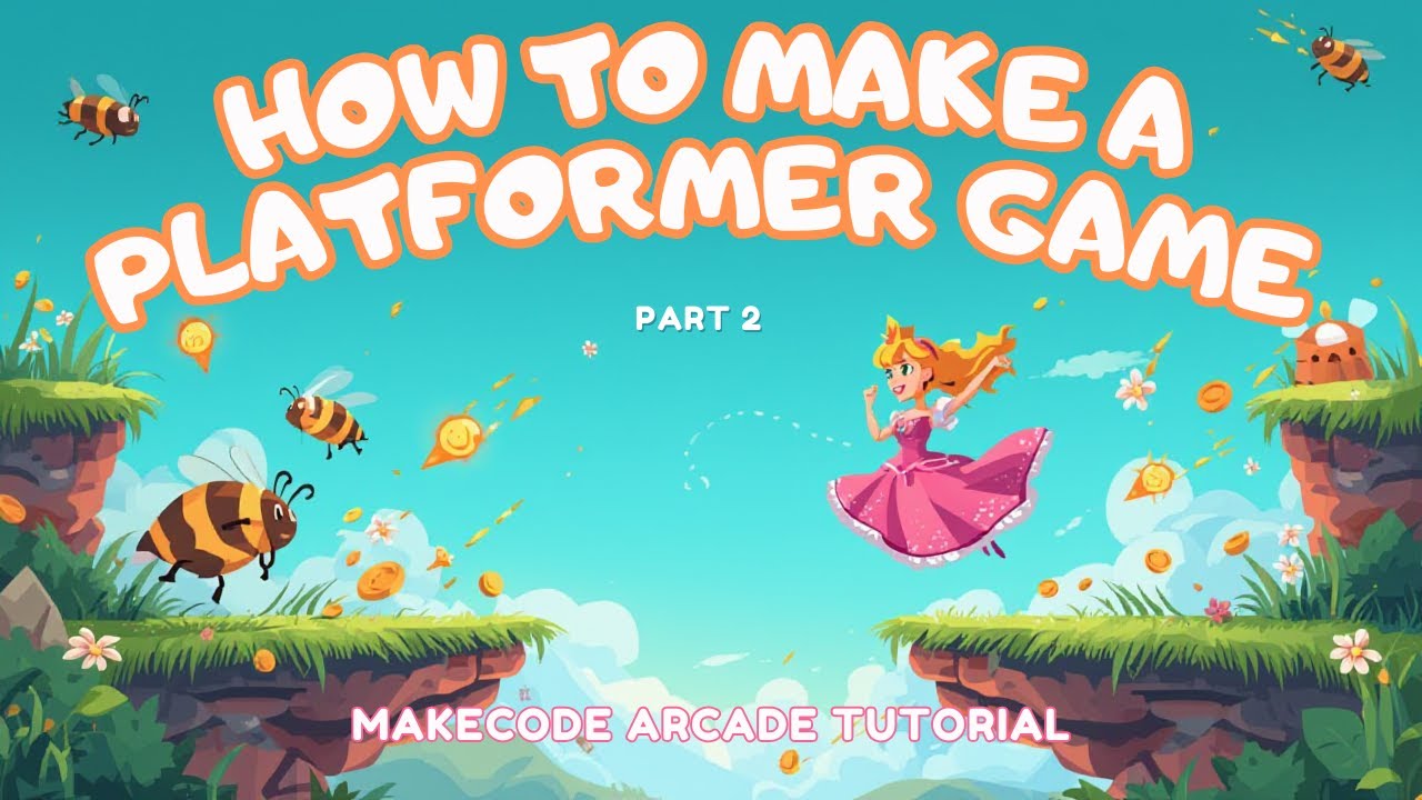 Make a Platformer Game in MakeCode Arcade (Part 2/4) - YouTube