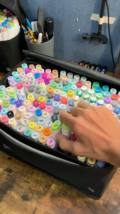 Organizing My 168 Pack Of Ohuhu Markers! (#satisfying)