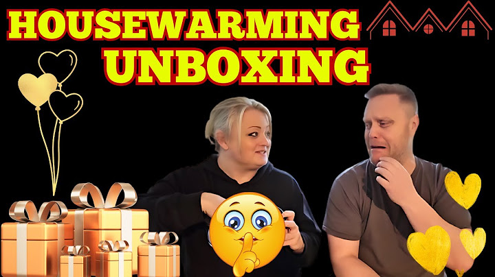 Swedish couple unbox housewarming gifts from America!!