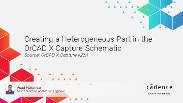 Creating a Heterogeneous Part in the OrCAD X Capture Schematic