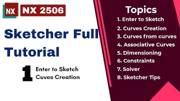Siemens NX Sketching MADE EASY Secrets You Never Knew Part 1