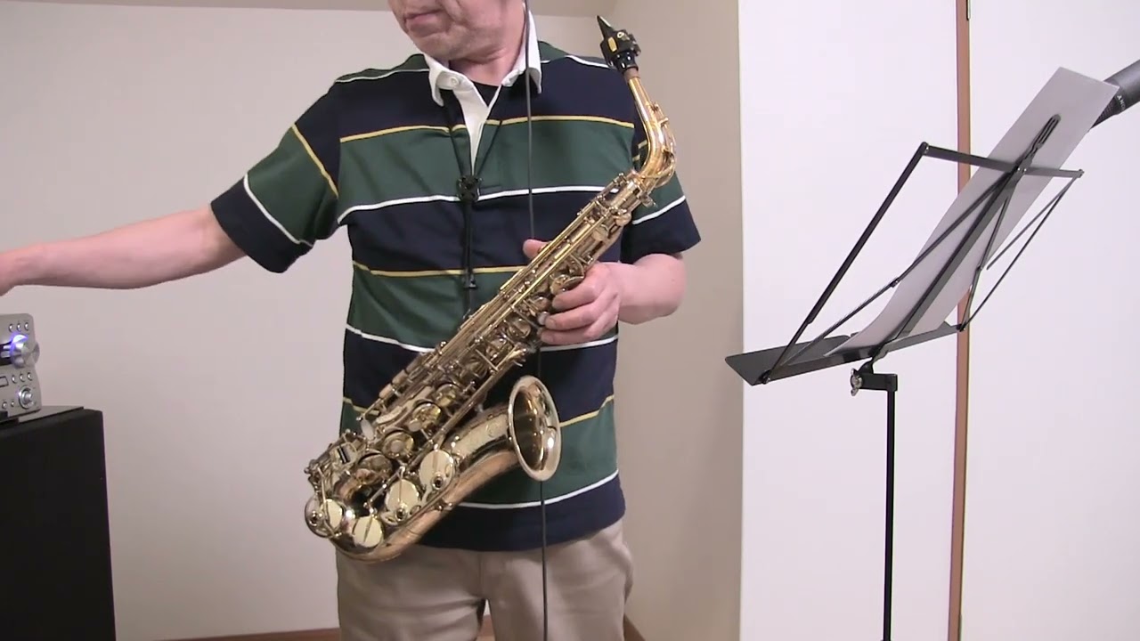 恋人も濡れる街角（中村雅俊）アルトサックスで吹いてみた20230518