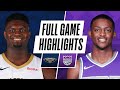 PELICANS at KINGS | FULL GAME HIGHLIGHTS | January 17, 2021