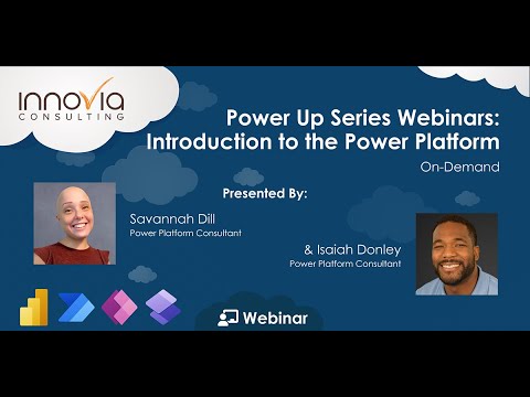 Power Up Series Webinars Introduction to the Power Platform - YouTube