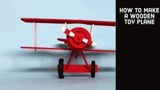 How to Make a popsicle Toy Plane