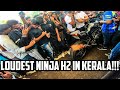 Loudest Kawasaki Ninja H2 In Kerala | Mangalam College Of Engineering