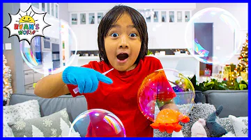 How to make DIY Bubbles that don't pop! Easy Science Experiments for kids!