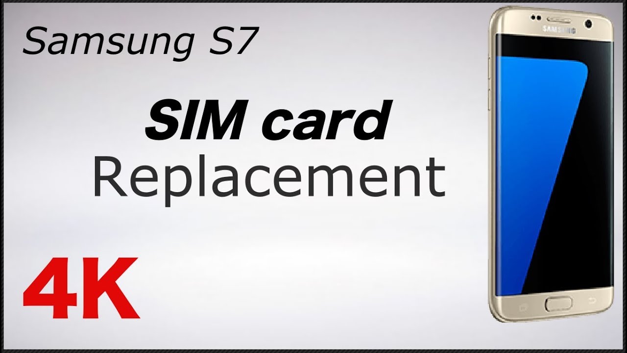 Samsung S7 SIM card reader replacement - YouTube
