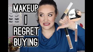 MAKEUP I REGRET BUYING  | DISAPPOINTING MAKEUP