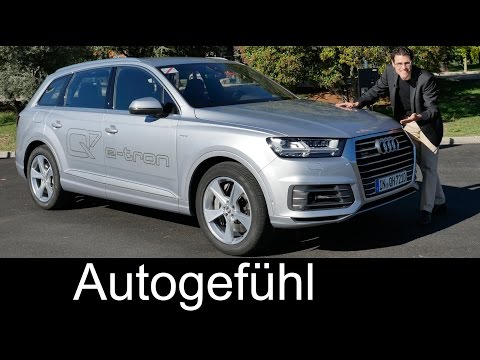 New Audi Q7 E-Tron Plugin-Hybrid PHEV Full Review Test Driven 2016