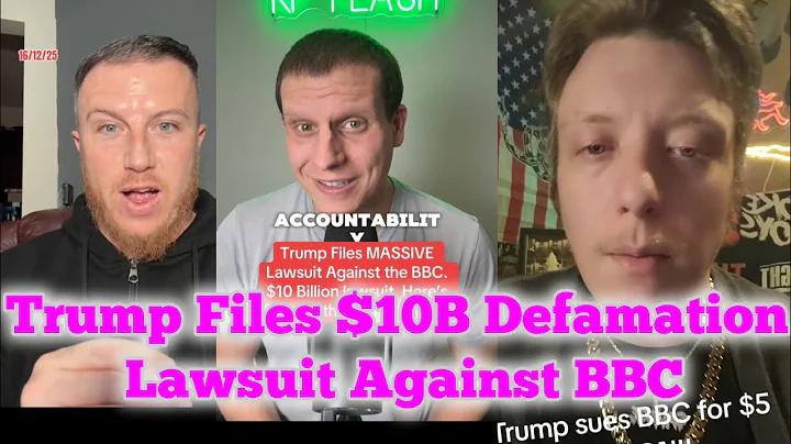 Trump Files $10B Defamation Lawsuit Against BBC