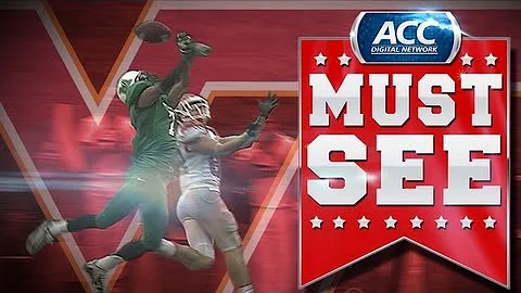 ACC Must See Moment | Willie Byrn Catches Tipped B...