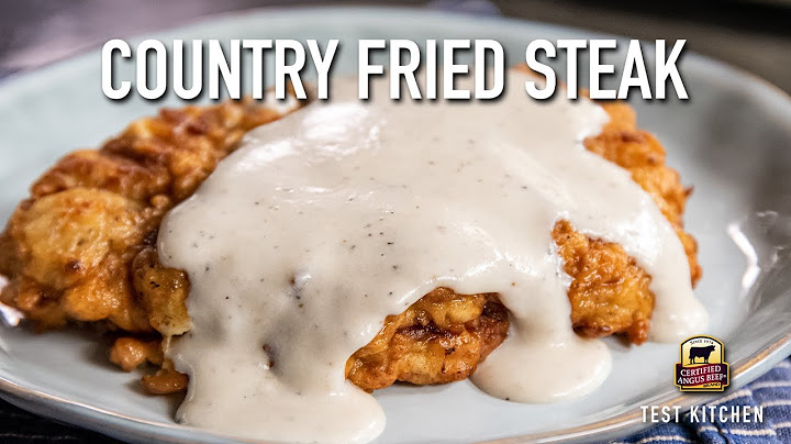 Recept voor zelfgemaakte Country Fried Steak