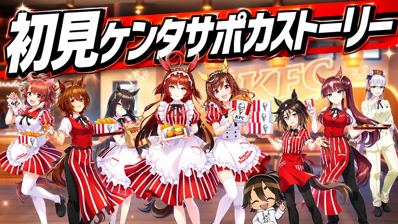 ステゴ一族大暴れ】2026年KFCコラボストーリー見よ！｜ガブッと、笑顔