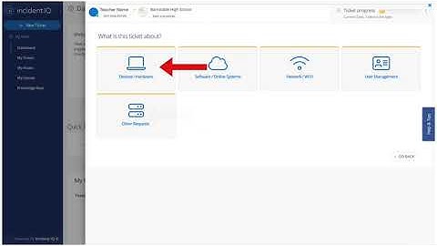Submitting a ticket in Incident IQ