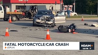 Fatal motorcycle crash in Joplin
