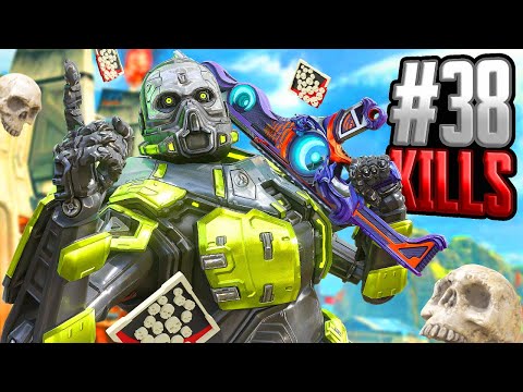 TOP #1 Caustic 38 KILLS and 7,000 Damage in Two Games Apex Legends Gameplay Season 20