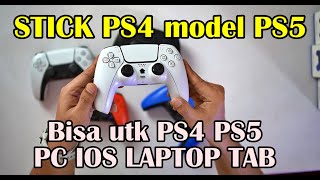 STICK PS4 MODEL PS5 BISA UNTUK PS4 - PS5 - PC - LAPTOP - IOS - ANDROID