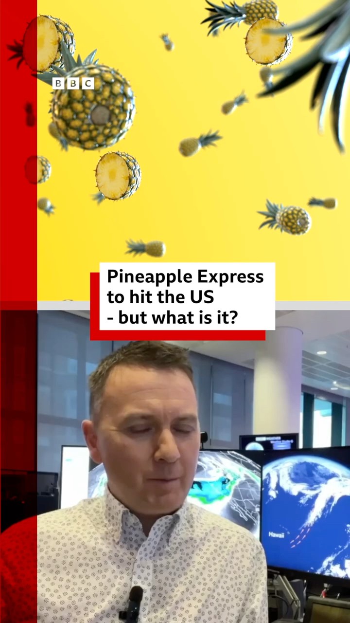 The Pineapple Express is going to hit parts of the US in the coming days. #USWeather #BBCNews