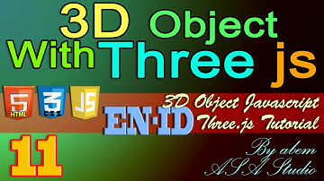 3D Object With Three Js, 11, Import 3D Object and Material with JSON, Javascript Tutorial