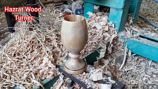 Another New Item - How To Make Wooden Goblet. #craftingelegance