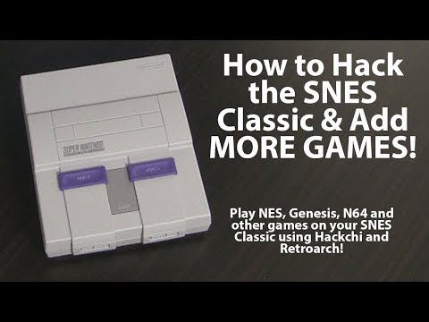 ゲームを追加するためにHackchiとRetroarchでSNESクラシックを改造する方法