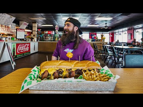 OVER 100 PEOPLE HAVE FAILED THIS CHALLENGE | THE STAMPEDE HABANERO SUB | TEXAS PT.9 | BeardMeatsFood