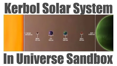 Universe Sandbox 2 - The mystery of KERBIUM (creating KSP system)