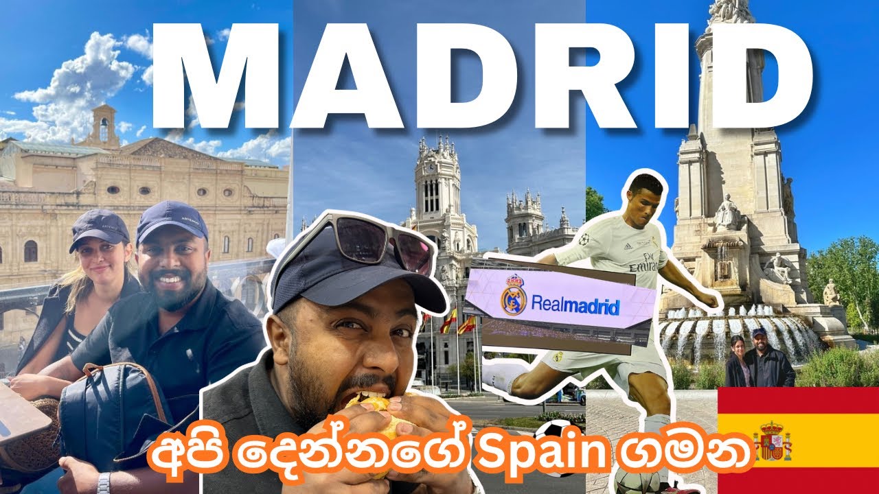 First time in Spain 🇪🇸 ✈️| Best places to visit in Madrid 🏰📍| සිංහල  vlog❤️ | Europe travel sinhala