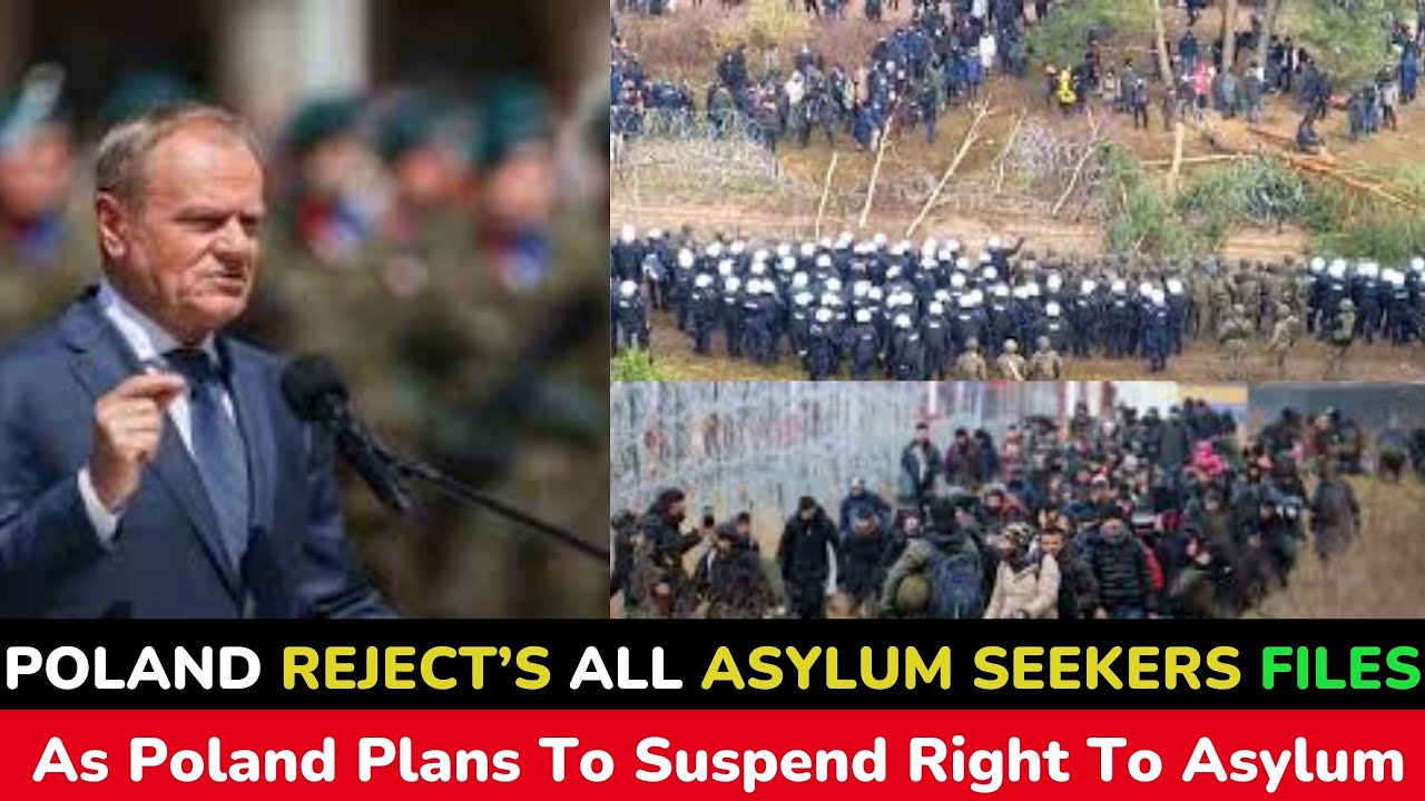 Poland: Tusk plans to suspend right to asylum - YouTube