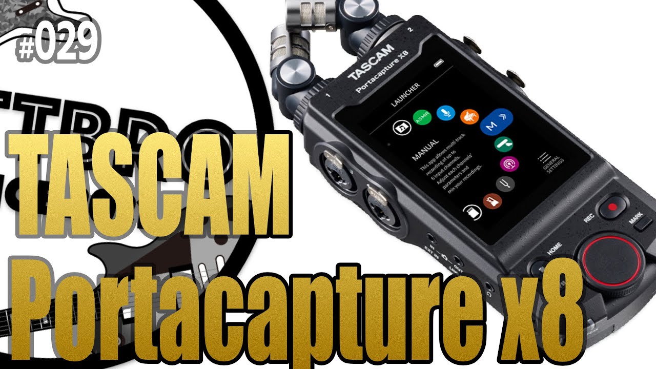 TASCAM Portacapture X8紹介編 32bit floatの実力は小音量にあり!? - YouTube