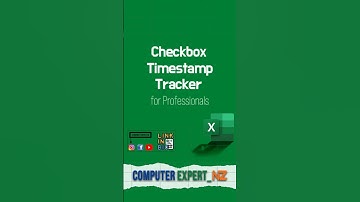 Checkbox Timestamp Tracker in Excel! 🤯#excel #shorts #ytshorts