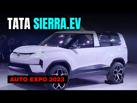 Tata Sierra EV SUV | Close To Production | Auto Expo 2023