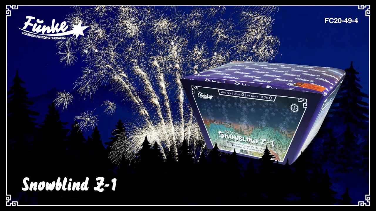 "Snowblind Z-1" - 49sh 20mm Chrysanthemum crackling [Batch 2024]