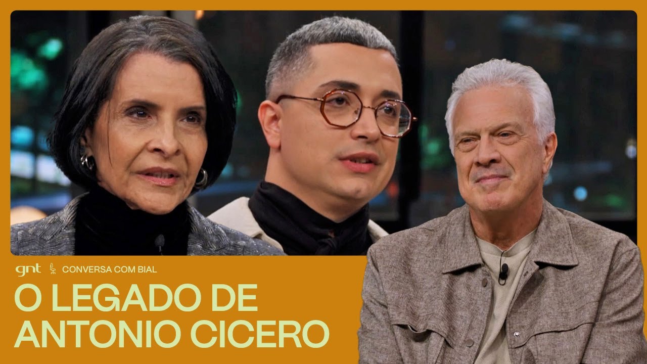 Marina Lima e Arthur Nogueira RESGATAM a OBRA de ANTONIO CICERO | Conversa Com Bial | GNT