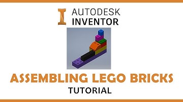Autodesk Inventor Tutorial - Assembling Lego Bricks