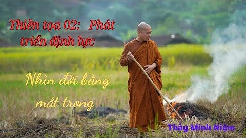 Thiền tọa 02  Phát triển định lực  Chuỗi Nhìn đời bằng mắt trong  -Thầy Minh Niệm