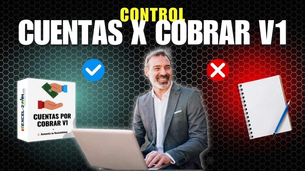 Plantilla automatizada de cuentas por cobrar en Excel