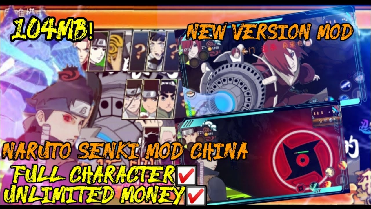 New version Naruto Shippuden Senki Mod No Cooldown New skill