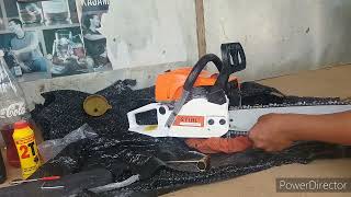 how to assemble stihl mini chain saw 20&quot; bought in lazada