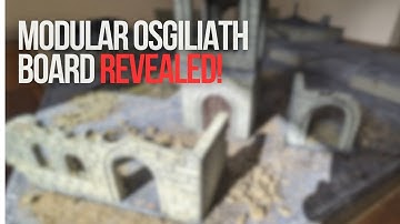 Osgiliath Wargaming Board - The Most Modular EVER? | Lord of the Rings Strategy Battle Game | MESBG