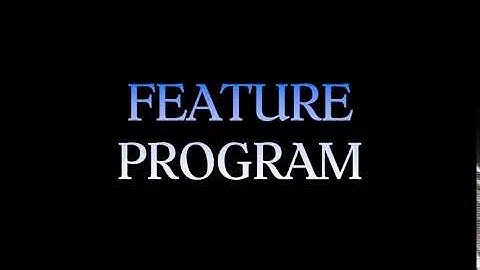 Feature Program 1995 to 1998 Fandub