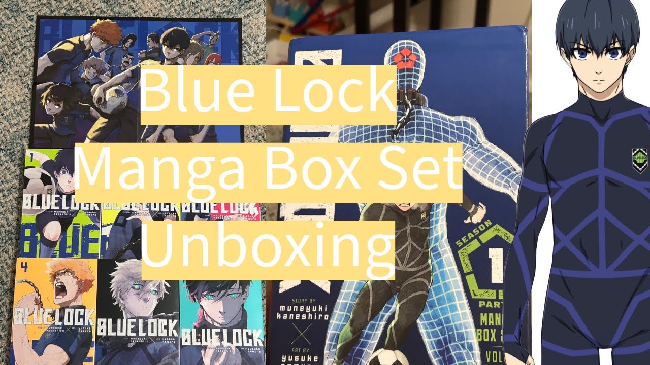 Blue Lock Manga Box Set Unboxing - YouTube