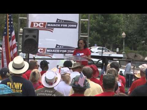 Katrina Pierson at the DC March for Jobs
