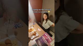 Hyping Up A Fortnite Event To Strangers